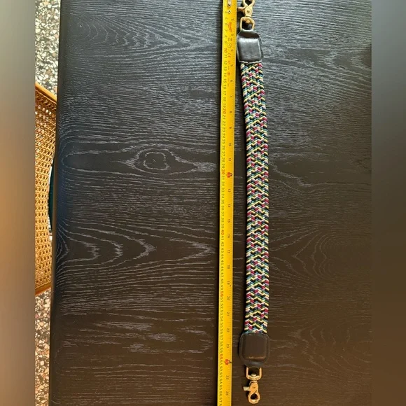 CLARE V Multicolor Braided Strap - Picture 2 of 3